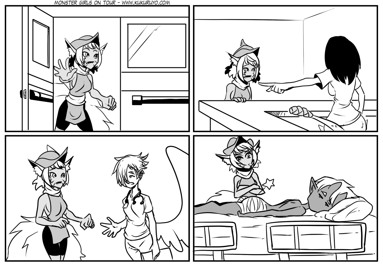 Monster girls on tour - Episode 207, Page 1: Page 207